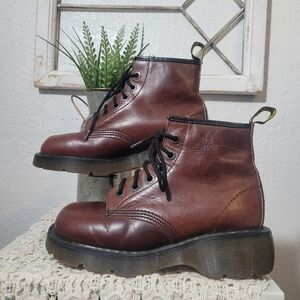 Vintage Dr Martens 8433 Club Sole Boots Women's 8 Men's 5 Made In England